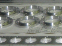 Adapterplatten aus Aluminium gedreht